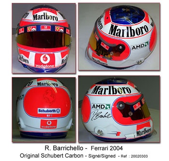 Barrichello casque helmet